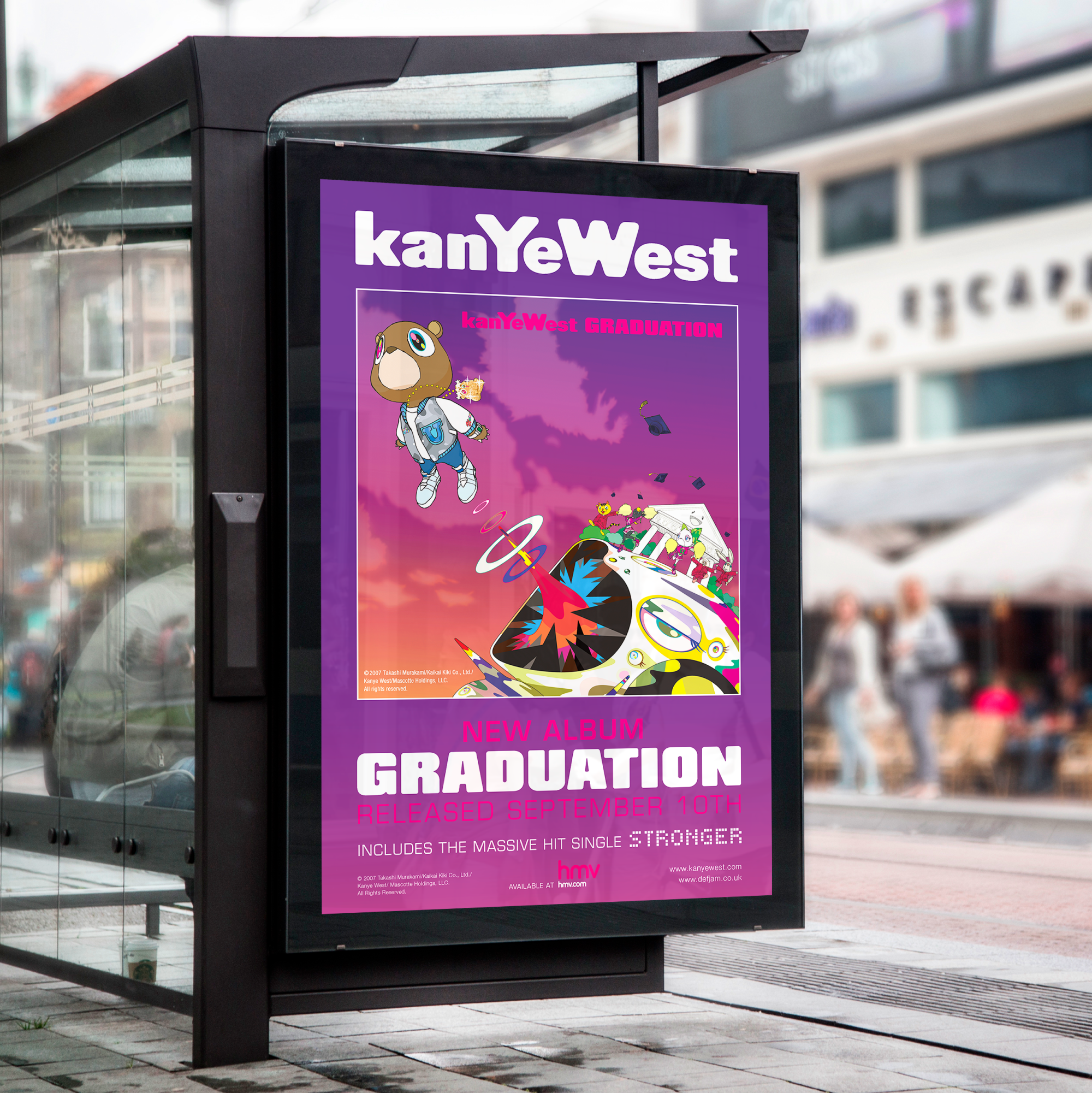 Kanye West GRADUATION Album Poster – rsdesignstudio