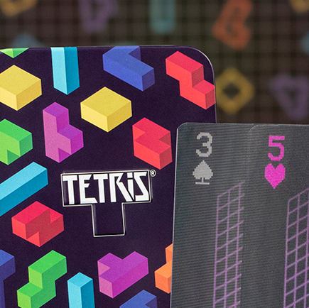 Tetris Lenticular Playing Cards Classic Video Game 